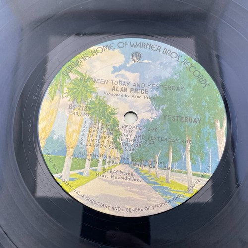 Alan Price Between Today & Yesterday VINYL LP RECORD ALBUM BS 2783 VG/VG+ - Picture 4 of 13
