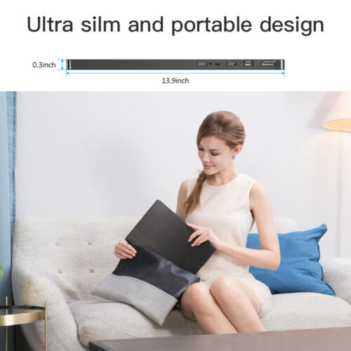 UPERFECT 13.3" 1920x1080 HDR Portable Monitor Gaming Monitor USB C Screen - Picture 11 of 11