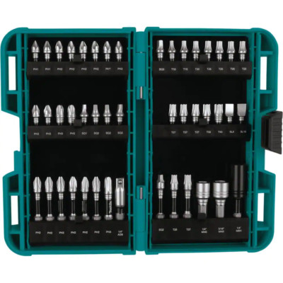 Impact Driver Drill Bit Set 45 Pc Deck Building Framing Work Tool Pro Contractor