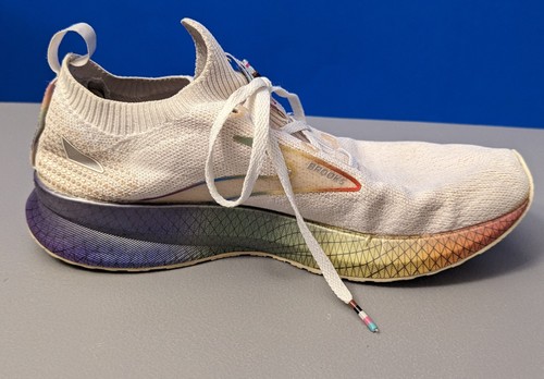 Brooks Levitate Run Proud Running Shoes - Women's 9 - Rainbow / White - Damaged - Picture 16 of 24
