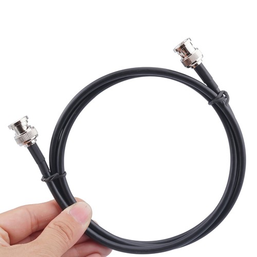 New 1M RG58 50 Ohms BNC Male to BNC Male Coaxial Cable Connector Accessories - Zdjęcie 9 z 10
