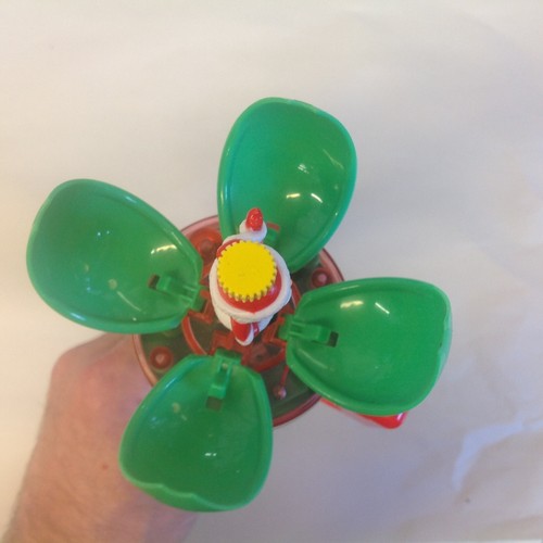 Vtg Unopened SPINZ Holiday Candy Container Santa Claus Gumball Dispenser Xmas - Picture 16 of 17