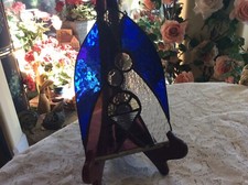 Stained Glass Nativity Scene Decor Holy Family Christmas Holiday Sun Catcher