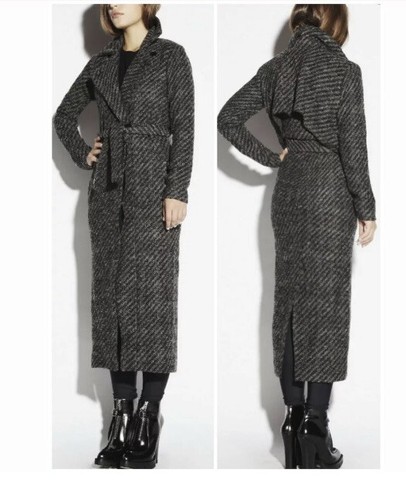 Reformation Adler Wool Wrap Xs Coat