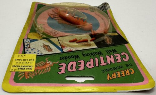 VTG 1982 Creepy Incredible Centipede Wall Walking Wonder Toy NOS! Imperial 8452A - Picture 3 of 10
