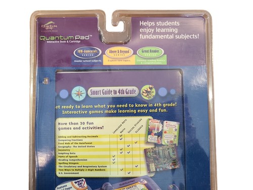 LeapFrog Quantum Pad Smart Guide To 4th Grade LeapPad Book Game - 第 6/8 張圖片