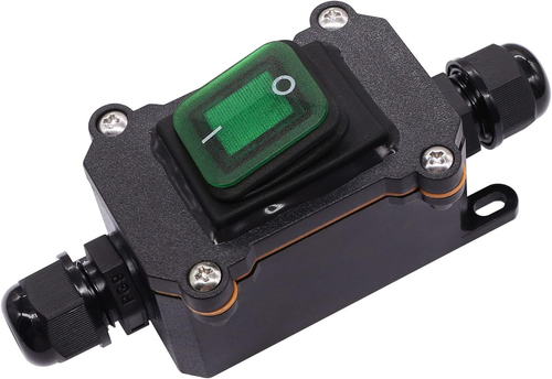 Weideer 12V Switch IP67 Waterproof Inline Cord Switch ON/OFF30A 24V/12 Volt Gree - Picture 10 of 12