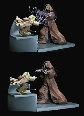 star wars yoda vs emperor kotobukiya