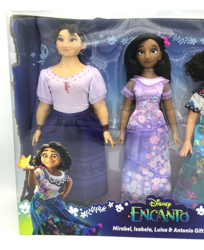 Disney Encanto Mirabel, Isabela, Luisa & Antonio Dolls 4 Pack Gift Set Toy NEW - Picture 3 of 12