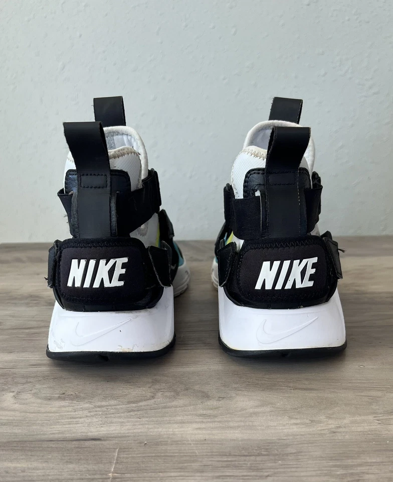 耐克 Huarache City GS 蓝色/灰色 AJ6662-400 青少年 5.5Y 女式 7 码 — 第 4/4 张图片