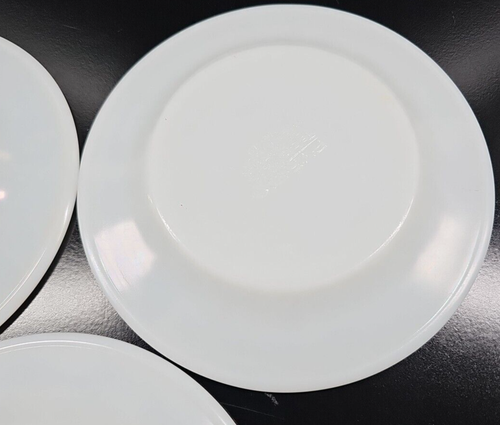 (3) Pyrex Bradford House Bread Plates Set Vintage Restaurant Ware Greek Key Lot - Picture 18 of 24