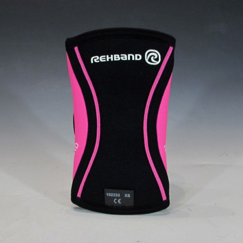 Rehband 102333-02 Rx Elbow Support (Black/Pink, XS) 5mm/3mm - Picture 7 of 7