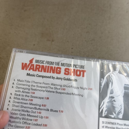 JERRY GOLDSMITH Warning Shot Motion Picture Soundtrack CD - NEW Cracked Case - Picture 5 of 5