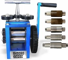 Manual Rolling Mill Machine With 7 Roller Combination -3''(76mm) Rolling Mill