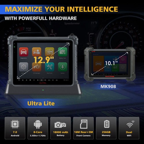 2025 Autel MaxiCOM Ultra Lite S Programming Topology Diagnostic 2-Year Scanner - Picture 7 of 19