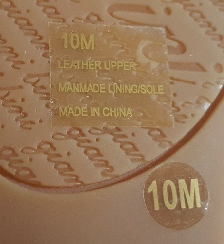 Gianni Bini "Jaylynn" Leder Sierra hellbraun Loafer mit Edelsteinen Damengröße 10M neu ohne Karton - Bild 10 von 12