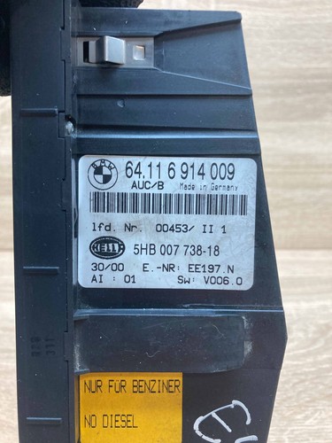 6914009 5HB007738 18 Hella BMW E46 Series AC AIR Conditioning CONTROL Climate - Picture 5 of 7