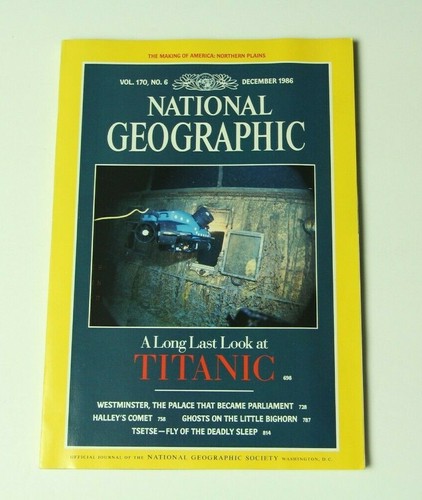 2 National Geographic Magazines Titanlc 1985 86 Collectors Book Envelopes Maps - Bild 4 von 10
