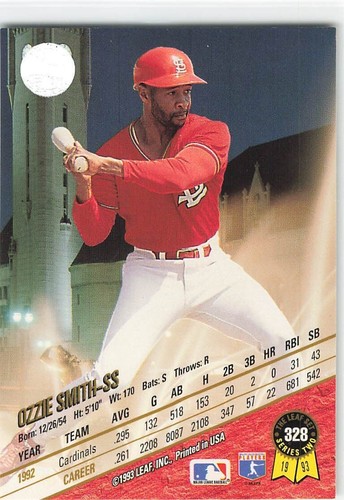 Ozzie Smith MEGA SALE - You Pick - Base Set and Inserts - Cardinals - HOF - Picture 234 of 414