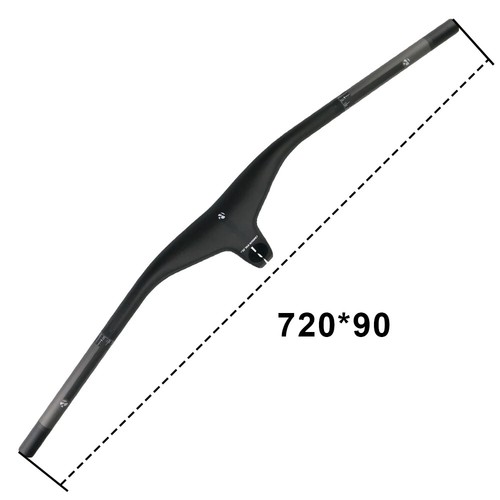 Carbon MTB Bicycle Integrated Handlebar and Stem 28.6mm-17 Degree 760/780/800mm - Picture 30 of 42