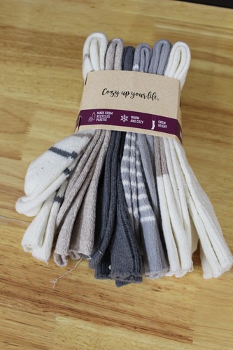 Calcetines MUK LUKS para mujer - paquete de 6 - se adapta a tallas de zapato 6-11 - neutro - NUEVO - 2900726 - Imagen 2 de 2