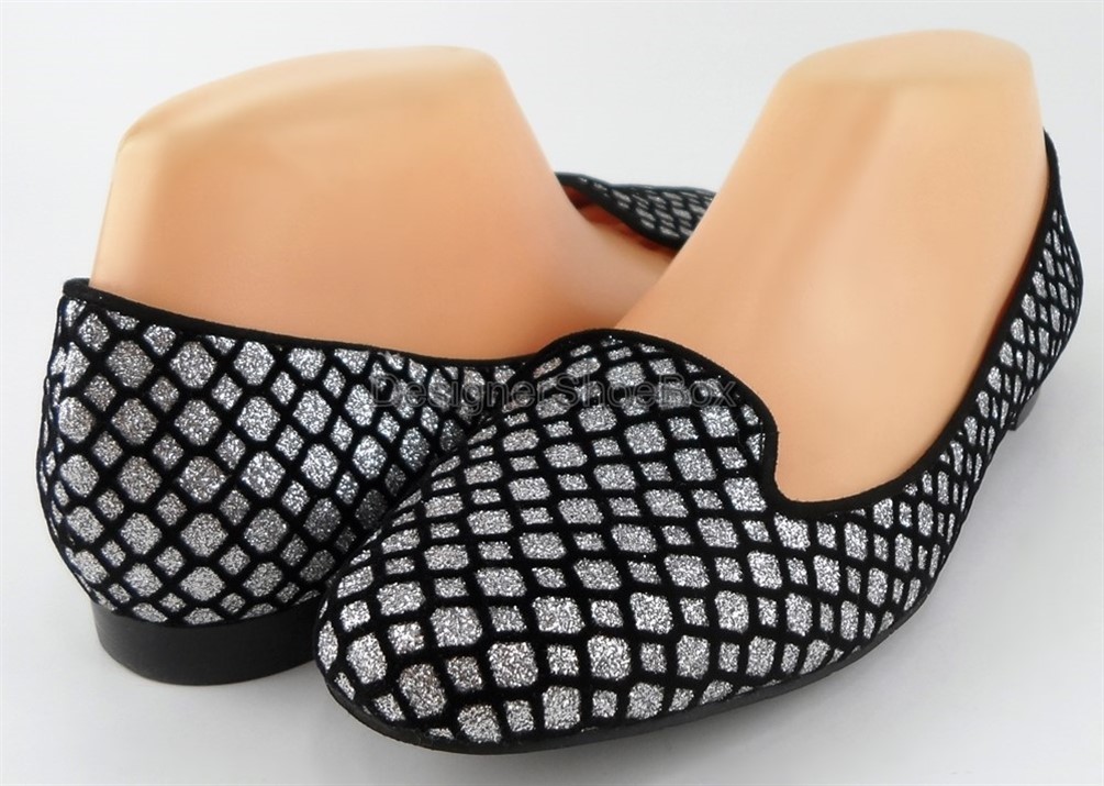 Via Spiga Edina Nero argentoo Designer Sautope Salon circa Slipper 8.5 Via Spiga Edina Nero argentoo Designer Sautope Salon circa Slipper 8.5