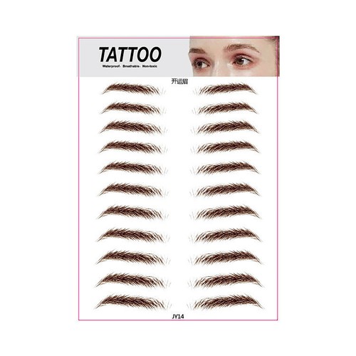 6D Hair-like Stick-On Authentic Long Lasting Waterproof Eyebrow Tattoo Sticker - Picture 38 of 42