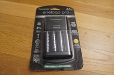 Panasonic Eneloop Pro Battery Charger with 4-Pack AA High Capacity Rechargeable