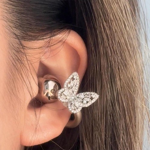 Rhinestone For Clip on Earbuds Open Ear, Zirconia Acces Earphone GXS K7O8