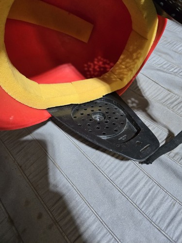 TOPPER JOHNNY LIGHTNING 1969-71 ISSUE LIGHTNING RACER HELM ROT KUNSTSTOFF MIT SCHAUMSTOFF - Bild 8 von 12