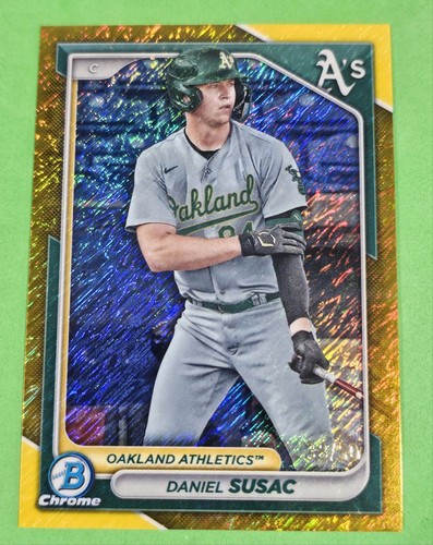 2024 Bowman Chrom Bowman Daniel Susac Prospect Goldschimmer Refraktor/50