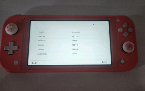Nintendo Switch Lite System Pink Serial 8996 - Wth Case - FREE SHIPPING! 426a