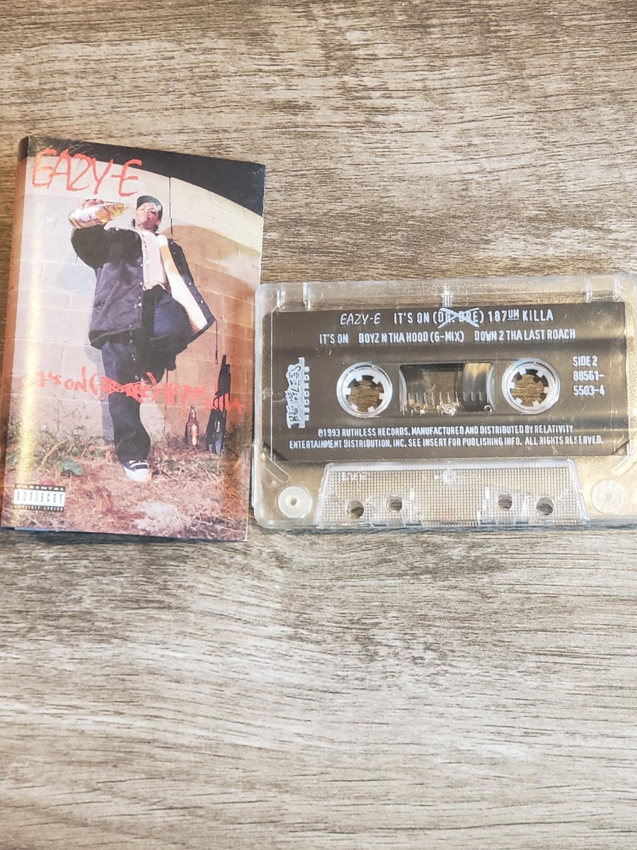 EAZY-E It's On (Dr. Dre) 187um Killa CASSETTE TAPE Ruthless