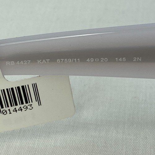 Ray Ban RB4427 KAT 6759/11 Sunglasses White Grey Gradient 49-20-145 2N B26 - Picture 10 of 16