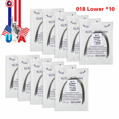 Alambre de Arco Dental Ortodoncia Super Elástico Niti Wire Redondo Upper & Lower - Picture 41 of 56