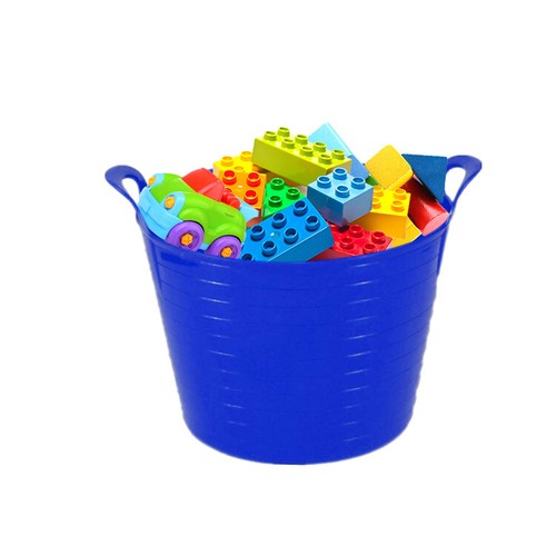 [Set of 12] 26L Flexi Tub Home Garden Flexible Storage Bucket Laundry Toy Trugs - Picture 26 of 109