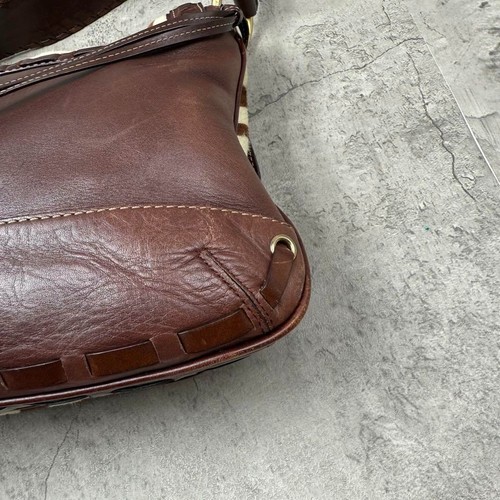 SELTENE COACH Y2K LEGACY ZEBRASTREIFEN KALBSHAAR SCHULTERTASCHE HANDTASCHE 10366 - Bild 14 von 16