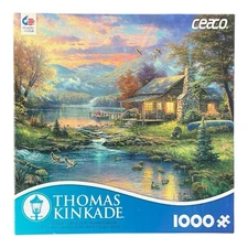 Nature’s Paradise Thomas Kinkade 1000 Piece Puzzle