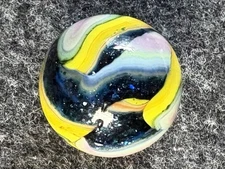 JABO Indian Summer Collectors Marble:Multi Color Heavy AventurineSwirl. .730