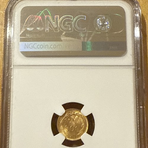 Mexico 1945 Mo 2 Pesos Gold Coin  NGC MS66 The most RARE coin of the DOS PESOS - Picture 7 of 7