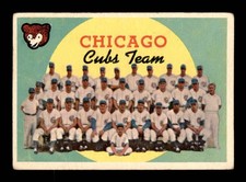 1959 Topps #304 Chicago Cubs CL G/VG X3509531