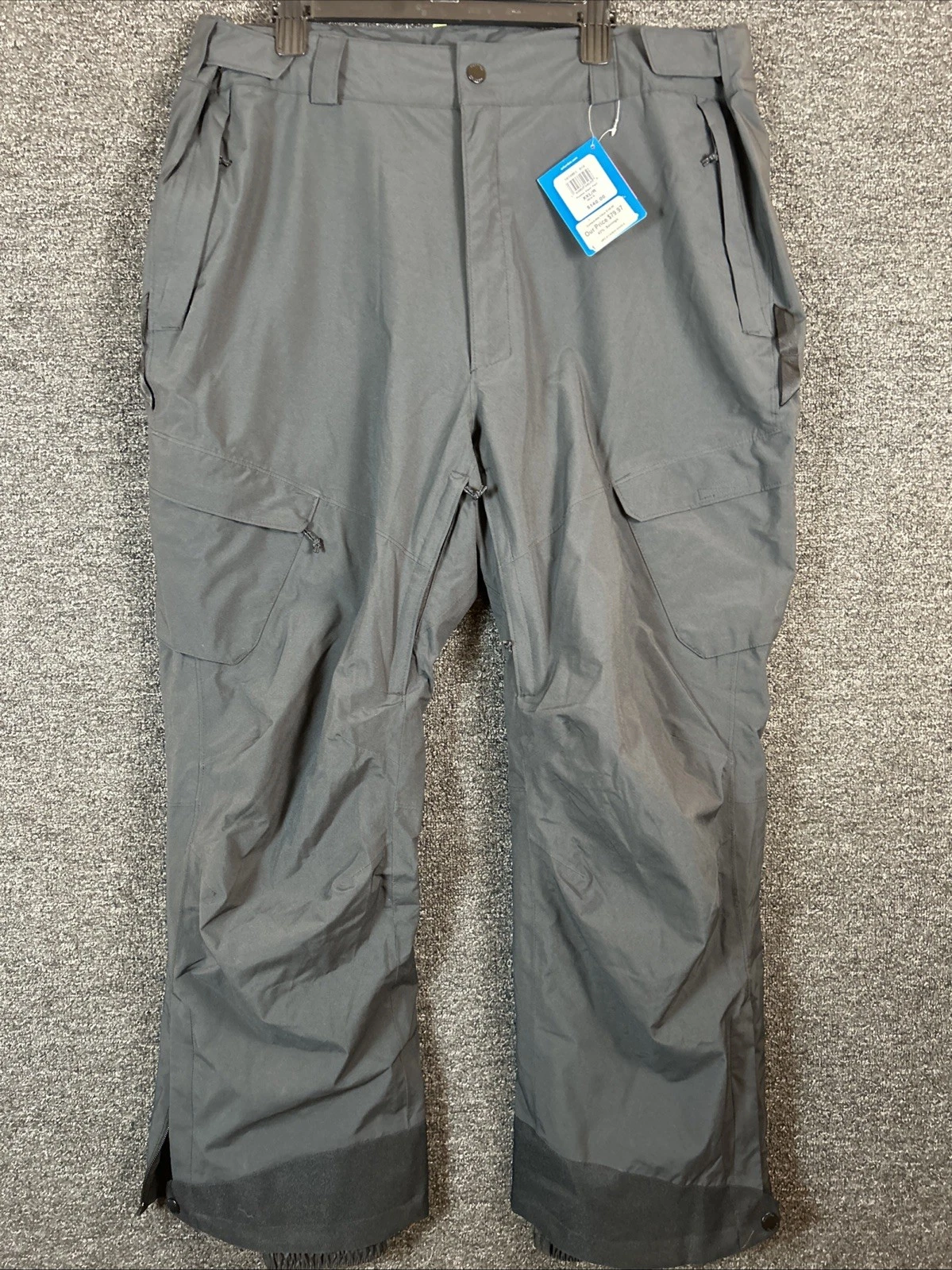 Columbia Powder Stas Pants Men's 2XL Black Snow Ski Waterproof Insulated