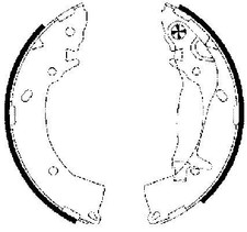 TEXTAR Bremsbackensatz hinten für HYUNDAI KIA
