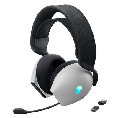 Alienware AW725H Wireless Gaming Headset Dolby Atmos RGB Lunar Light