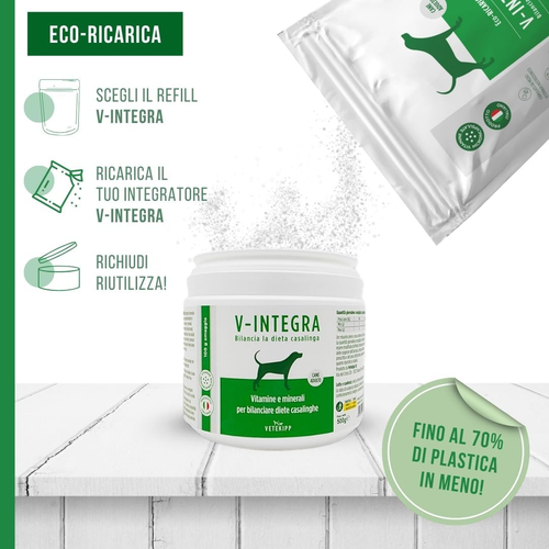 Cane Adulto 1Kg ECO RICARICA, Integratore Completo Ricco Di Vitamine E Minerali - Foto 4 di 12