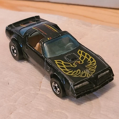 Vintage 1977 Hot Wheels Hot Bird Pontiac Firebird Trans Am Black Walls Hong Kong