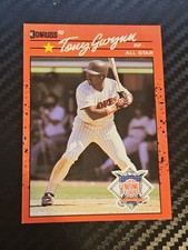 1990 Donruss - Tony Gwynn #705 "All-Star Game Performance" above Stats