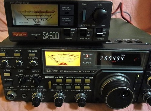 ICOM IC-750A HF Transceiver 100W 160-10m SSB CW AM Vintage Amateurfunk Japan - Bild 6 von 24
