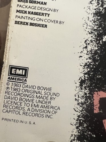 david bowie let's dance cd 💿 1983 Musik 🎶 - Bild 4 von 10