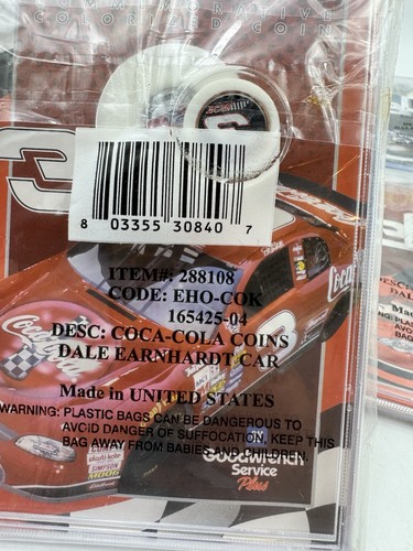 4 NEW Dale Earnhardt Car #3 Commemorative U.S. Coins Colorized Merrick Mint - Picture 3 of 6